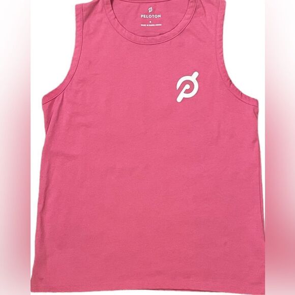 Peloton Studio Pink Tank Top Size Small - Picture 2 of 5